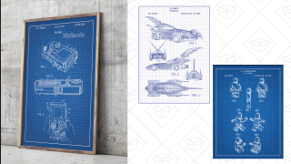 Channel Your Inner Inventor With These $15 Patent Prints